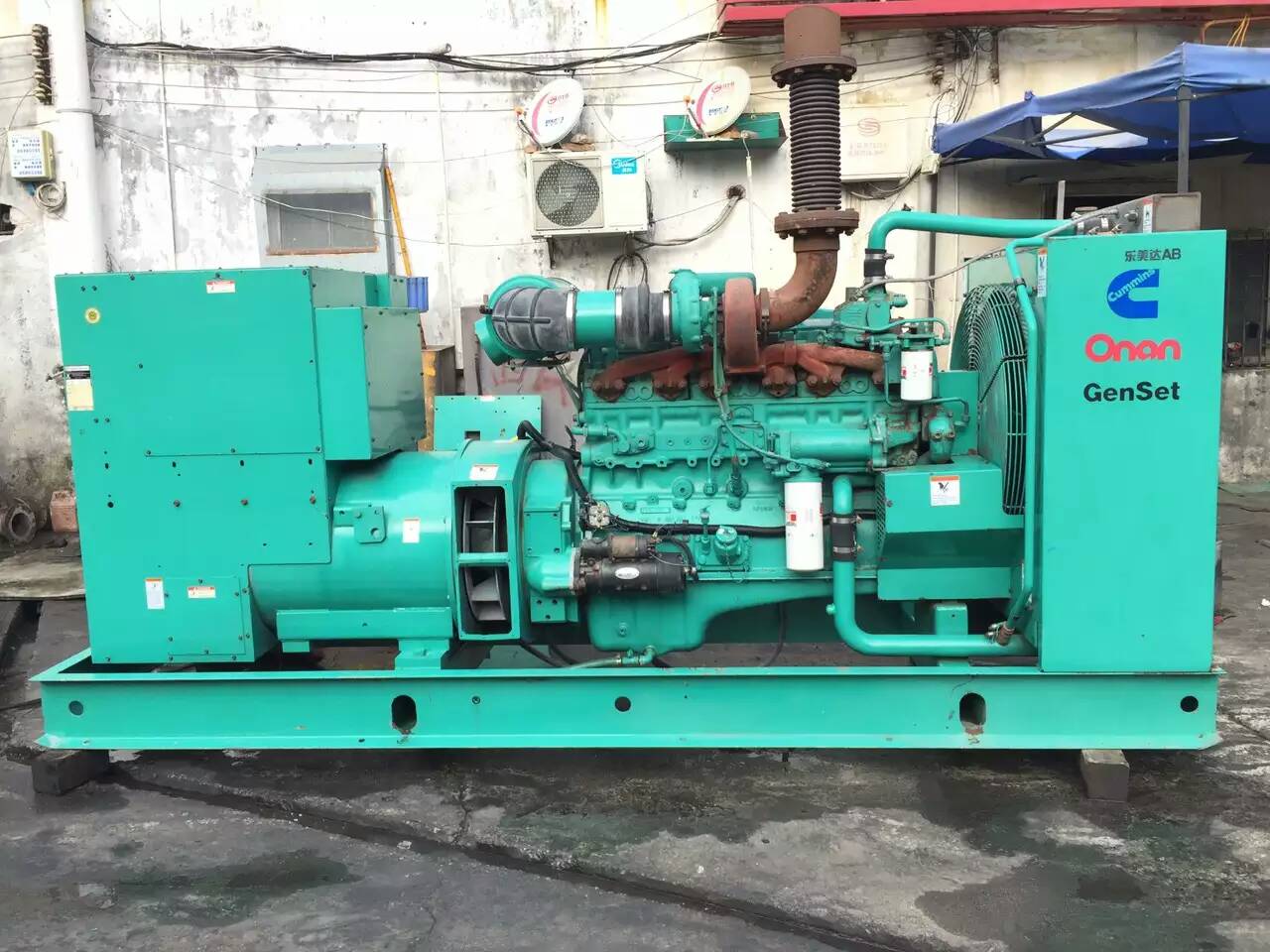 滨海租赁发电机-柴油发电机不正常冒烟的原因